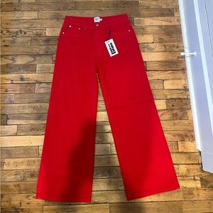 Princess Polly Red Jeans